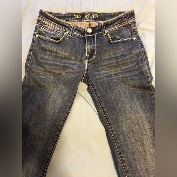 X Ten Denim jeans embroidered and embellished size 5 preowned condition - Picture 6 of 15